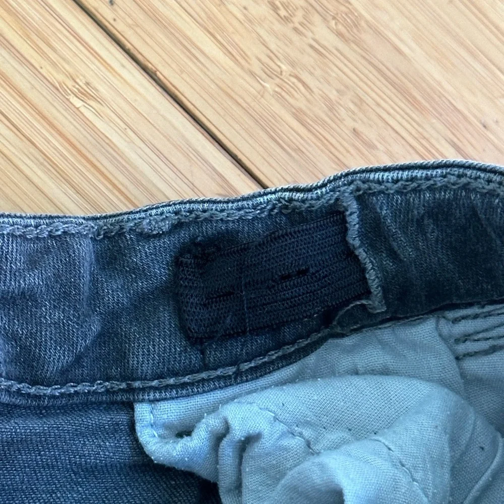 Zara Boys Charcoal Distressed Skinny Jeans | Adjustable Waist | Size 13–14 (164)